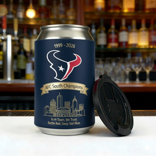 Houston Texans-1999-2026 Anniversary Edition Can Cooler Sleeve