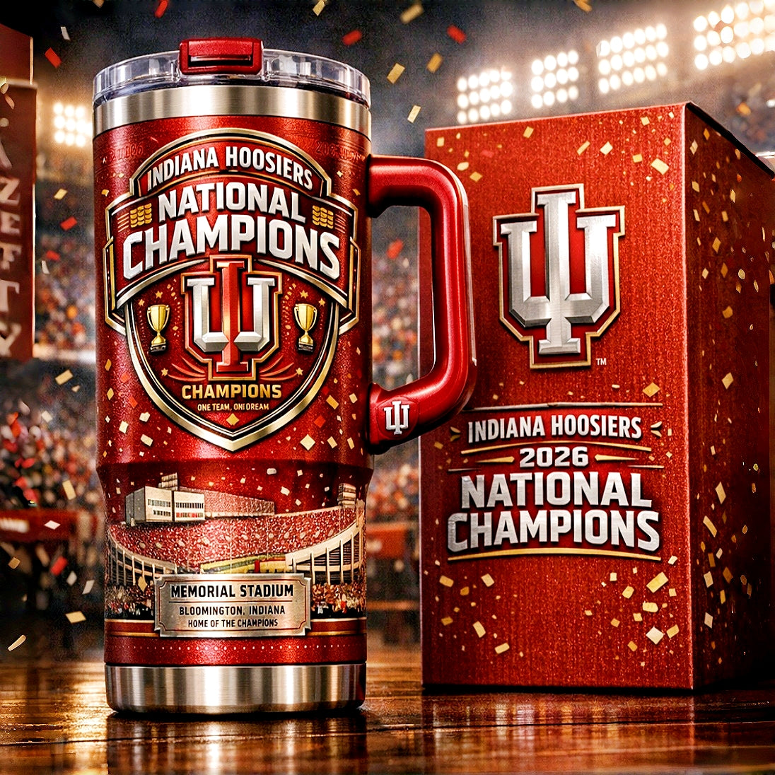 Indiana Hoosiers 2026 National Champions Insulated Tumble
