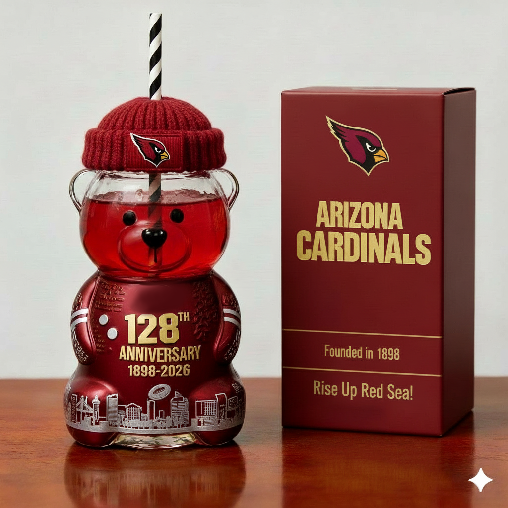 Arizona Cardinals Anniversary Bear Drinkware