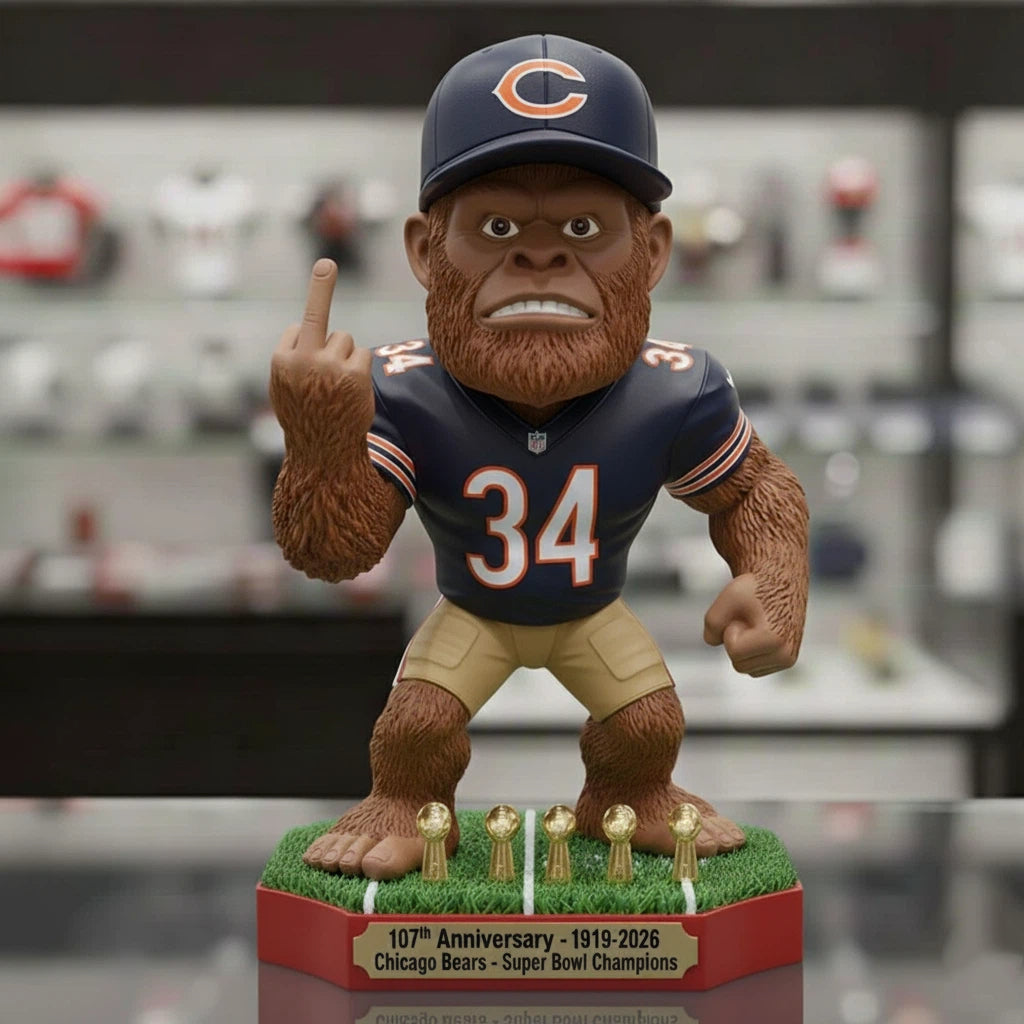 Chicago Bears 107th Anniversary Champion Figurine – Limited Edition Collectible (1919–2026)