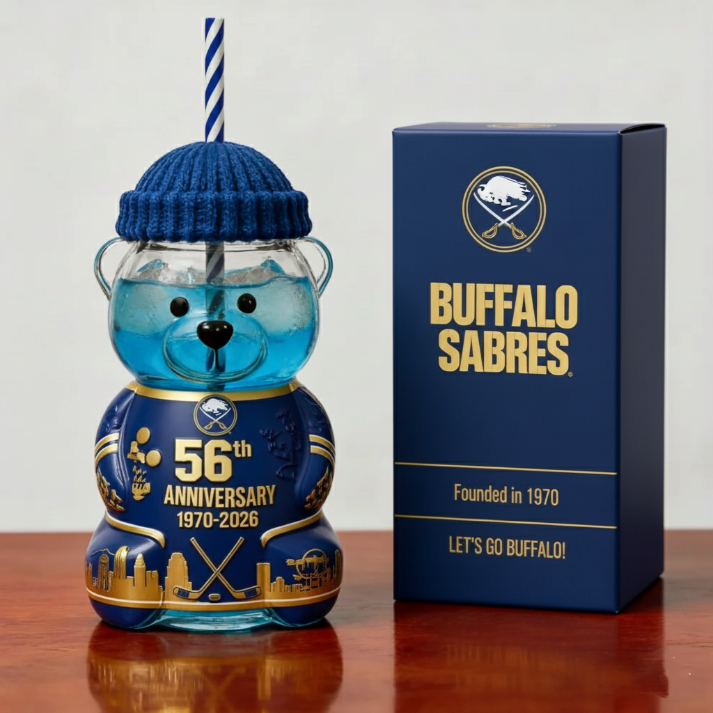 Buffalo Sabres 56th Anniversary Bear Bottle β Limited Edition (1970β2026)
