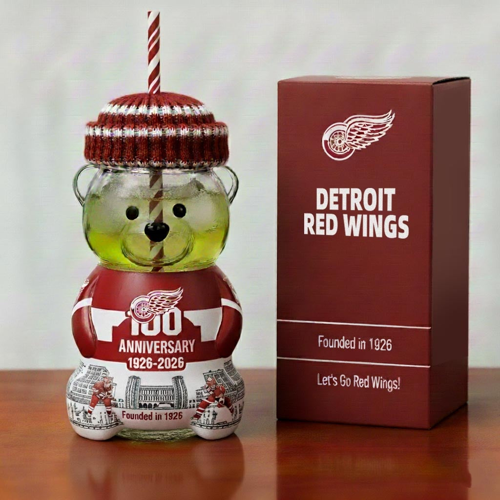 Detroit Red Wings 100th Anniversary Bear Cup