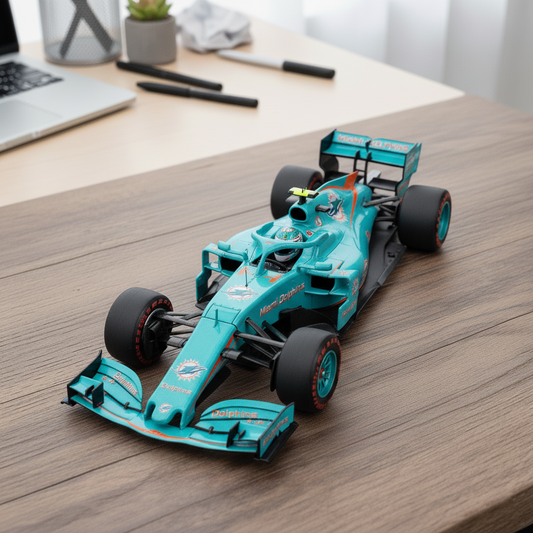 ๐๏ธ Football Team F1 Car Model โ Team-Branded Formula-Style Display Model