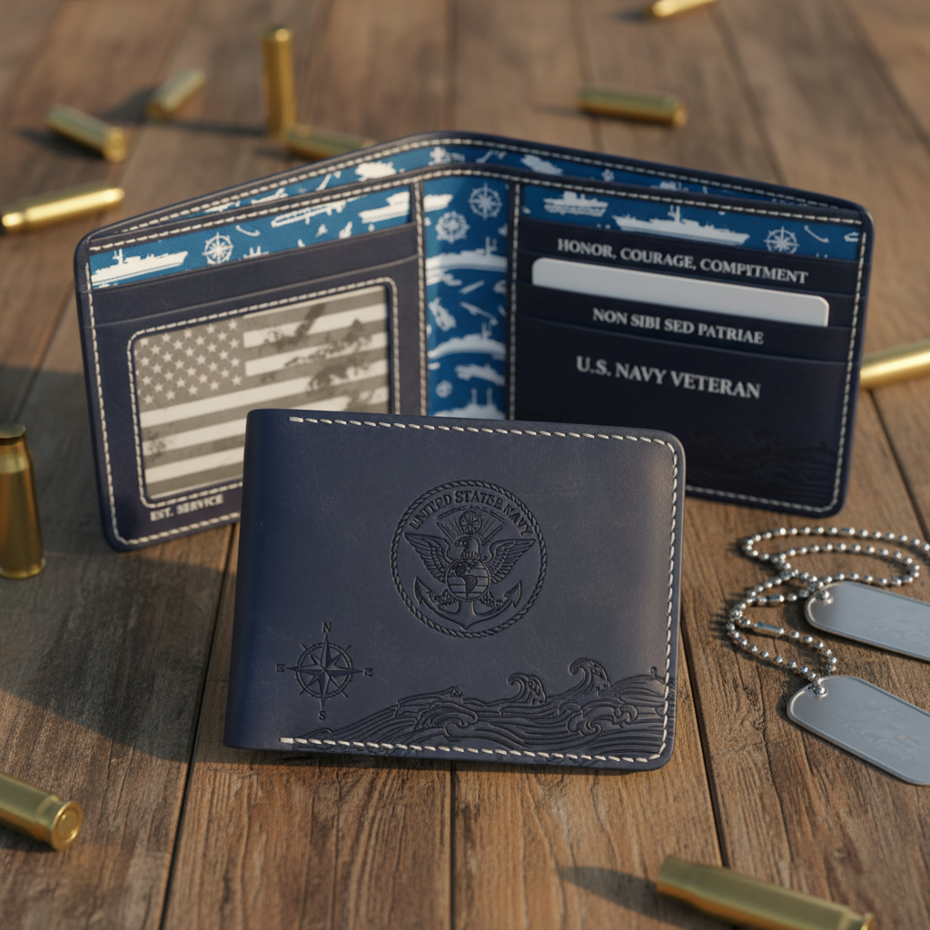 πΊπΈ American Veterans Commemorative Wallet β Tribute Wallet for Service & Pride