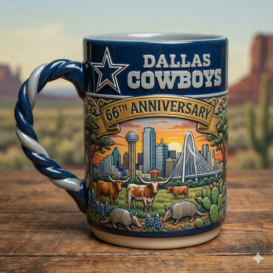 Dallas Cowboys 66th Anniversary Mug