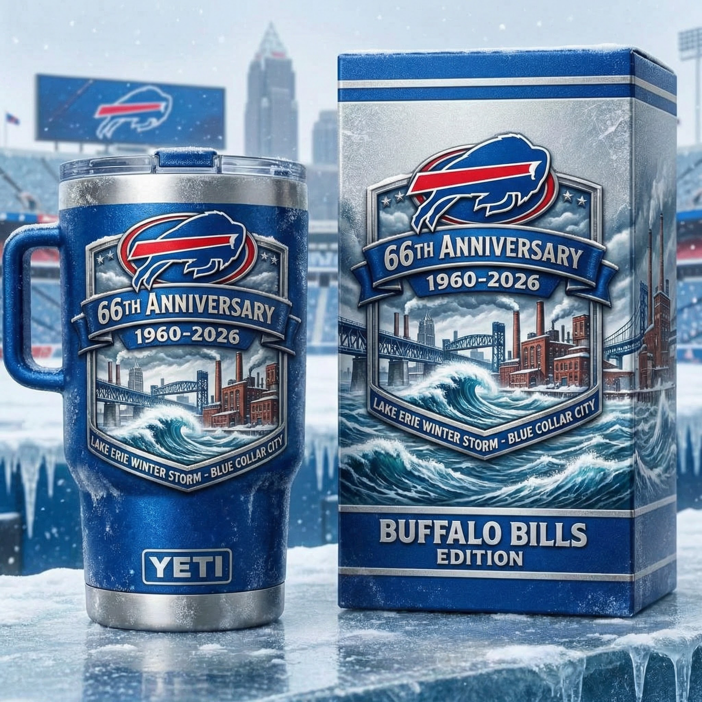 Buffalo Bills 66th Anniversary YETI Tumbler