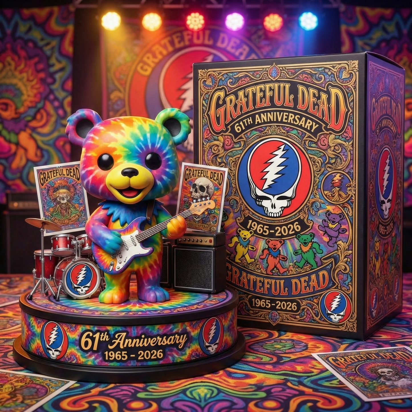 Grateful Dead 61st Anniversary Limited Edition Collectible (1965–2026)