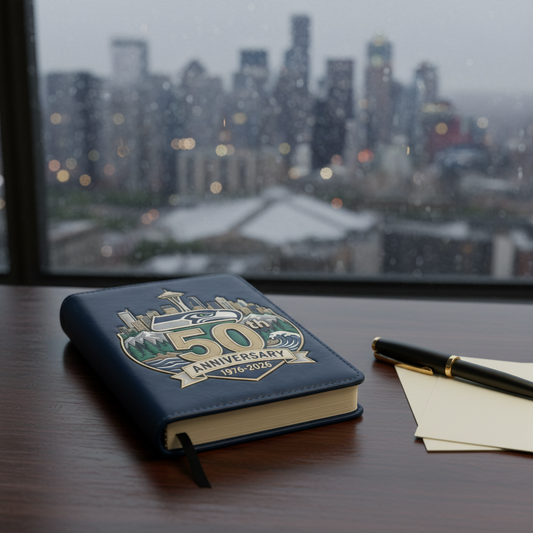 Seattle Seahawks 50th Anniversary Premium Notebook