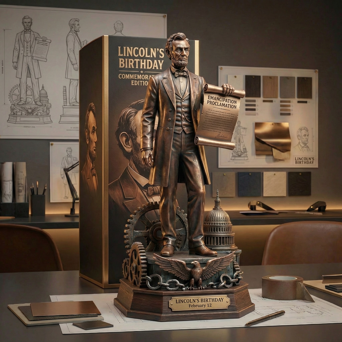 Lincoln’s Birthday – Commemorative Edition Statue