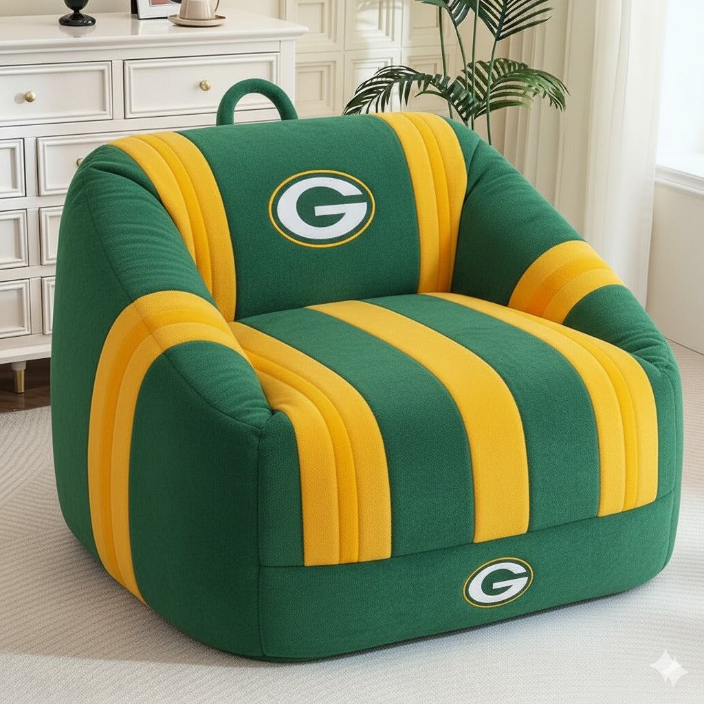 Green Bay Packers Plush Bean Bag Chair