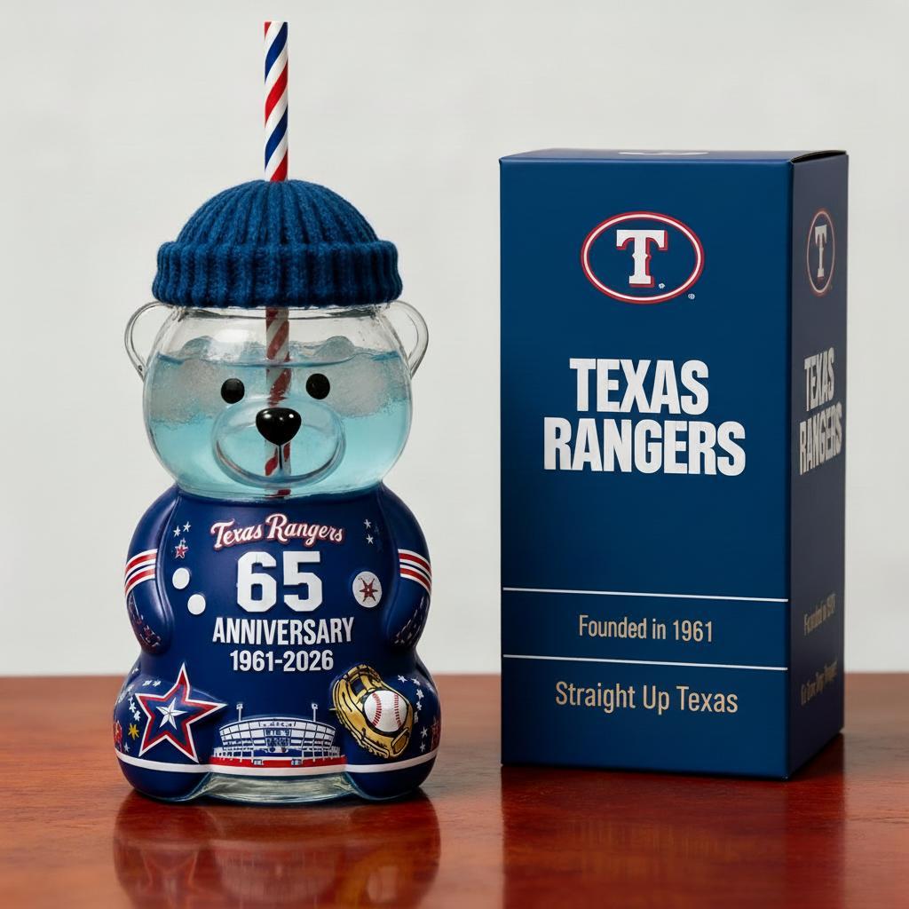 Texas Rangers Anniversary Bear Drinkware