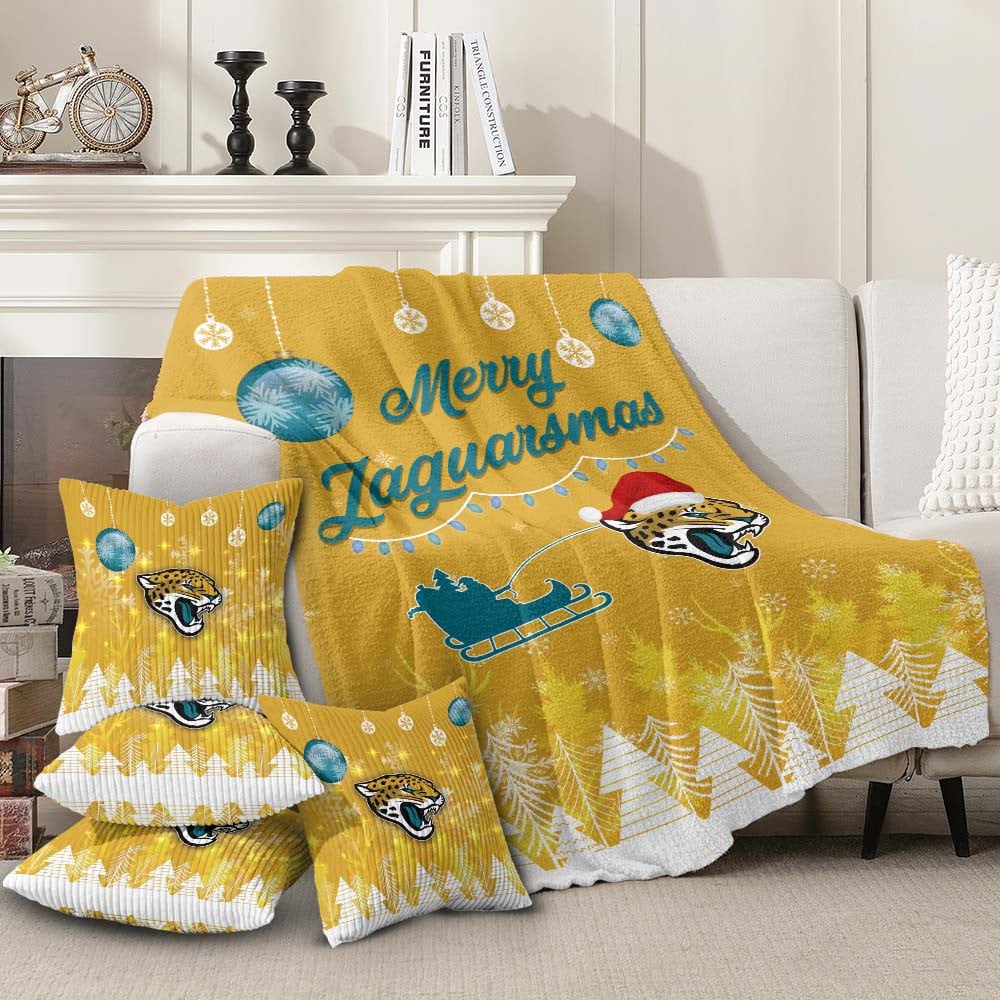 🏈 Football Team Christmas Blanket & Pillowcase Set – Cozy Up with Team Spirit! 🎄