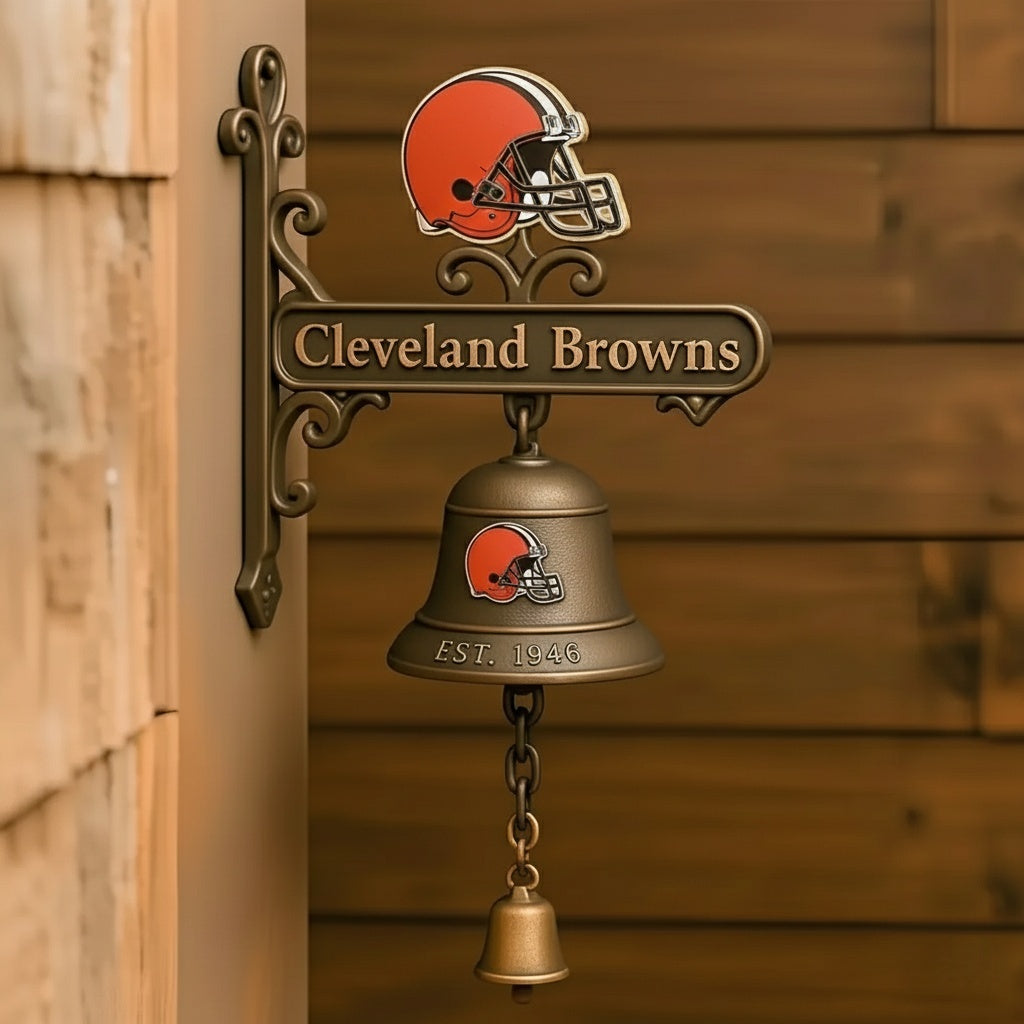 🔥Buy 2 Get 2 Free 🔥🏈 Football Team Retro Wall-Mounted Metal Doorbell