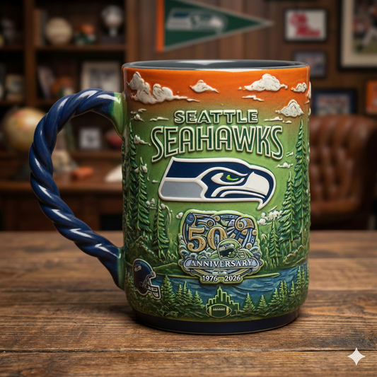 Seattle Seahawks 50th Anniversary Mug