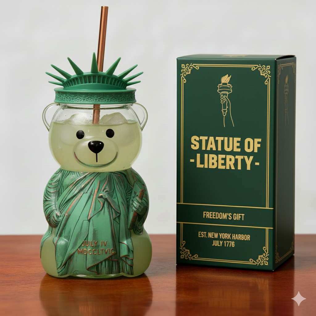🗽Statue of Liberty Bear Drinkware