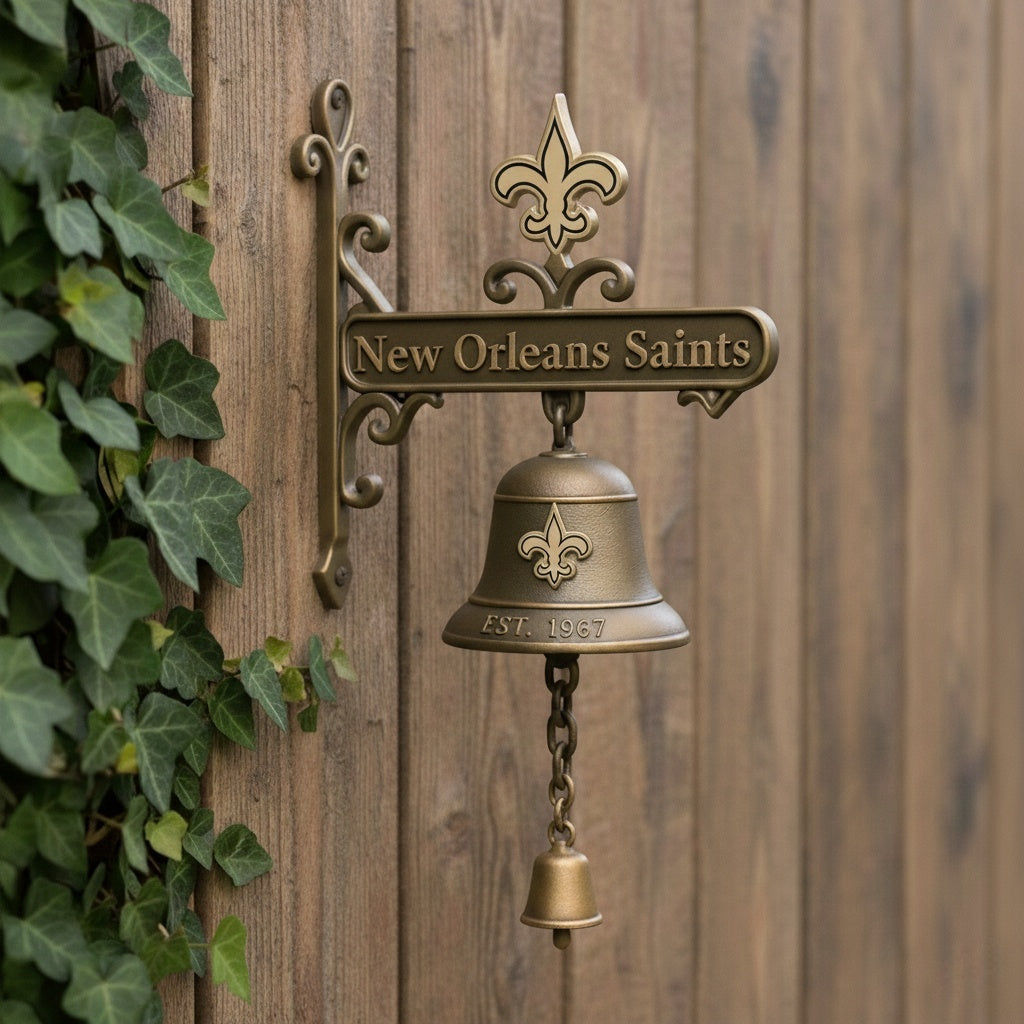 🔥Buy 2 Get 2 Free 🔥🏈 Football Team Retro Wall-Mounted Metal Doorbell