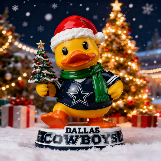 Holiday Sparkle & Cheer Christmas Duck Statue