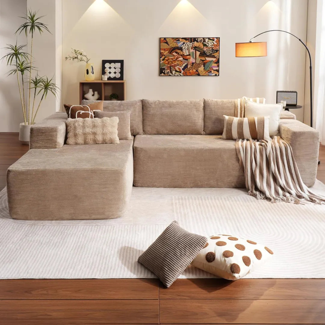 Minimalist L-Shape Couch