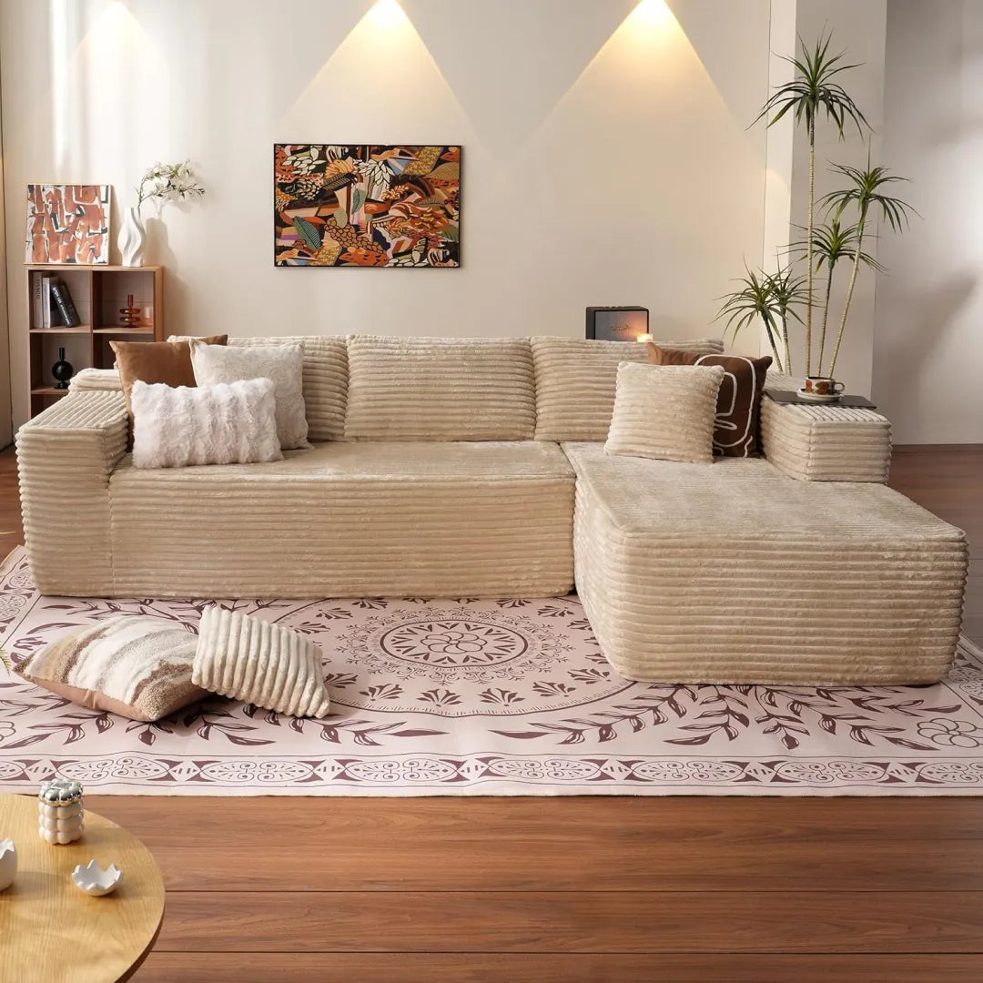 Minimalist L-Shape Couch