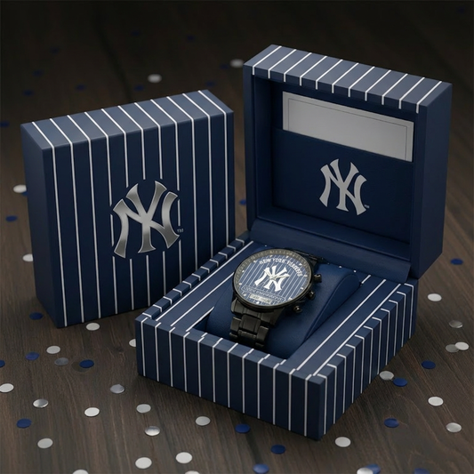 New York Yankees Anniversary Commemorative Stainless Steel Watch