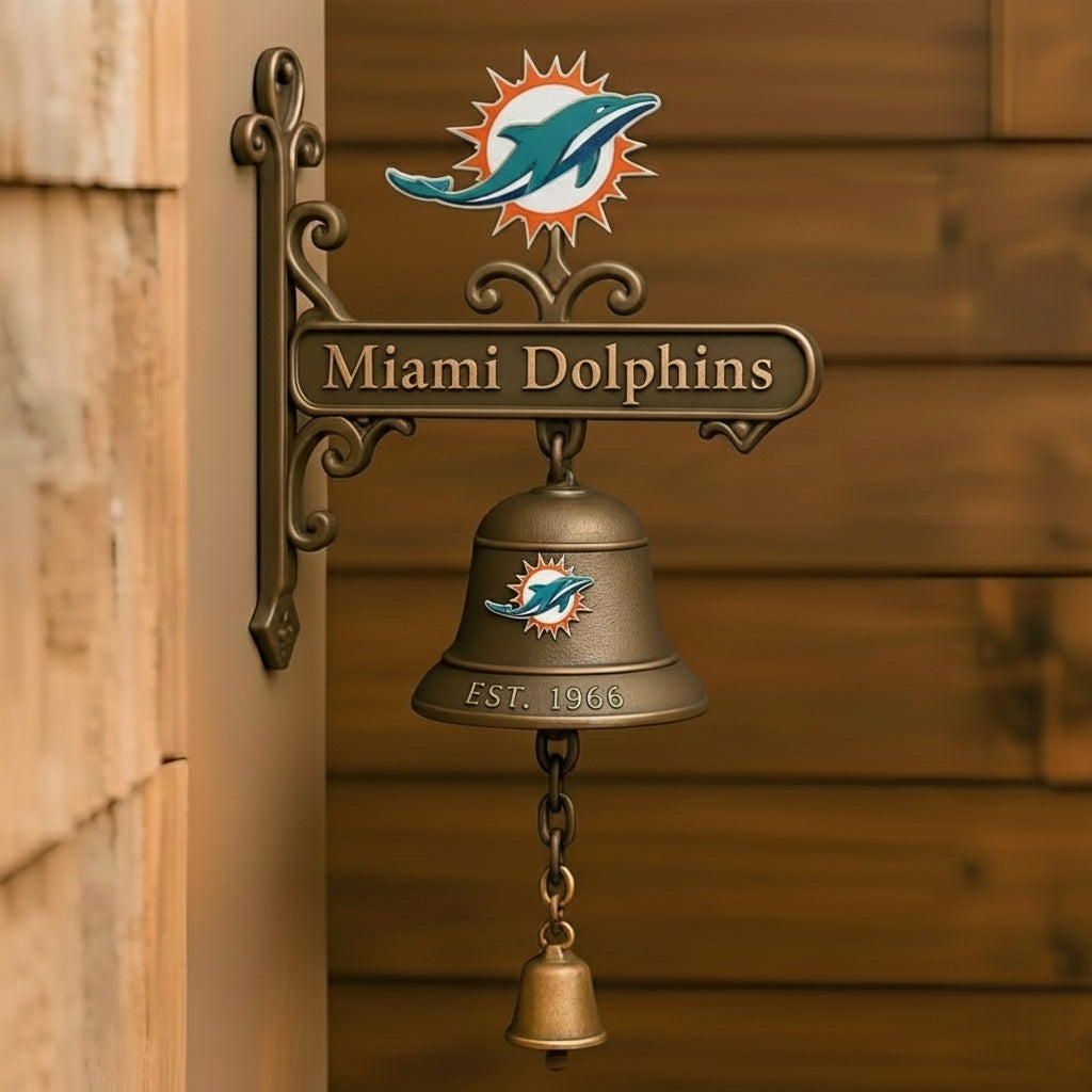 🔥Buy 2 Get 2 Free 🔥🏈 Football Team Retro Wall-Mounted Metal Doorbell