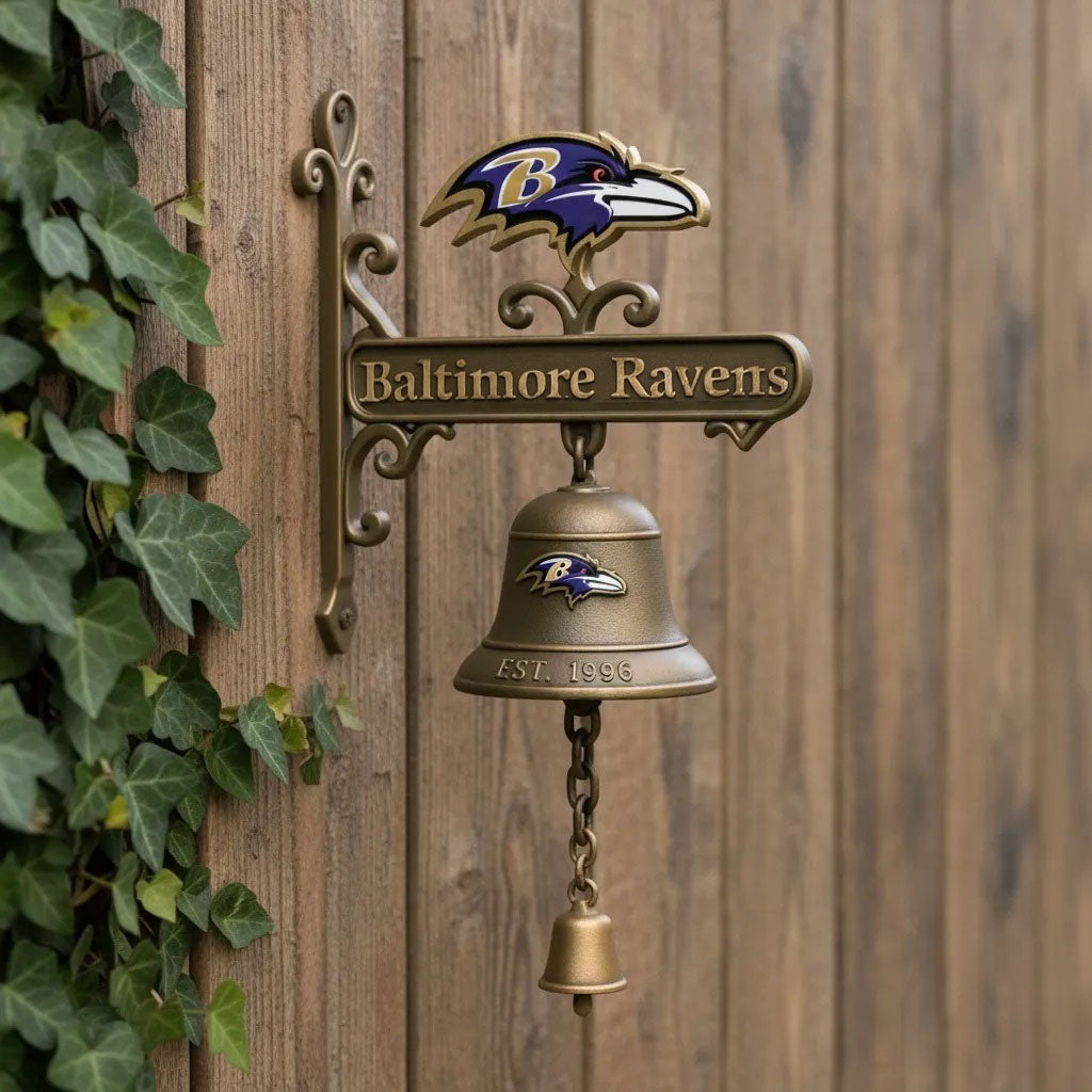 🔥Buy 2 Get 2 Free 🔥🏈 Football Team Retro Wall-Mounted Metal Doorbell