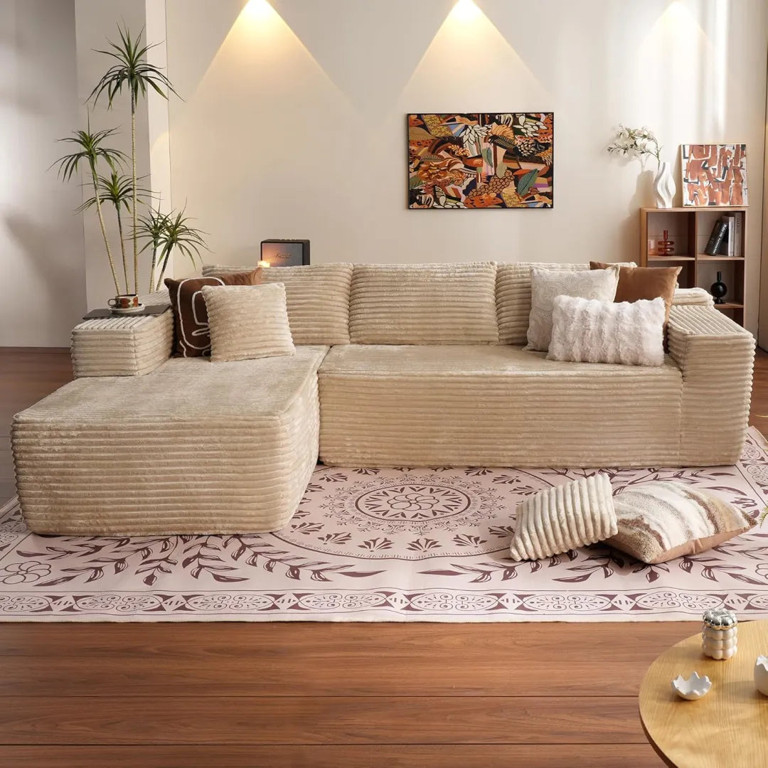 Minimalist L-Shape Couch