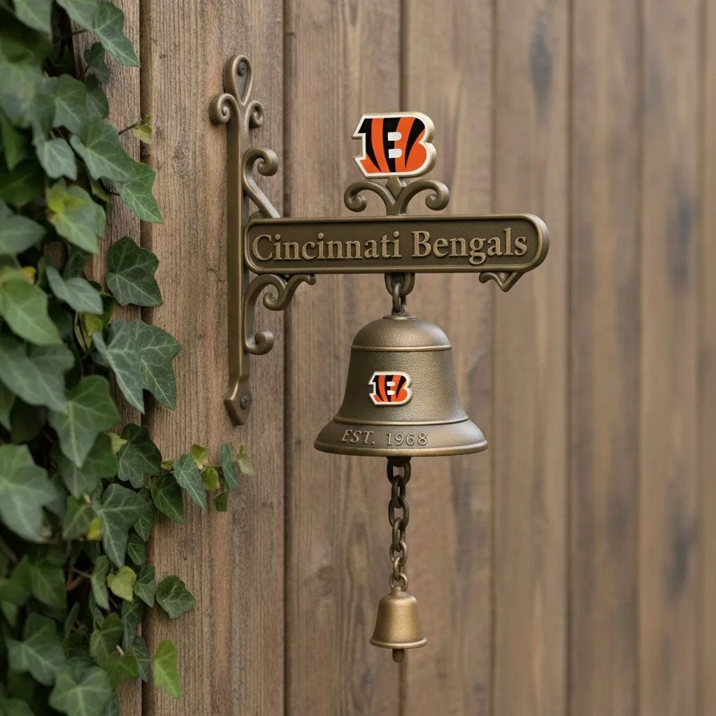 🔥Buy 2 Get 2 Free 🔥🏈 Football Team Retro Wall-Mounted Metal Doorbell