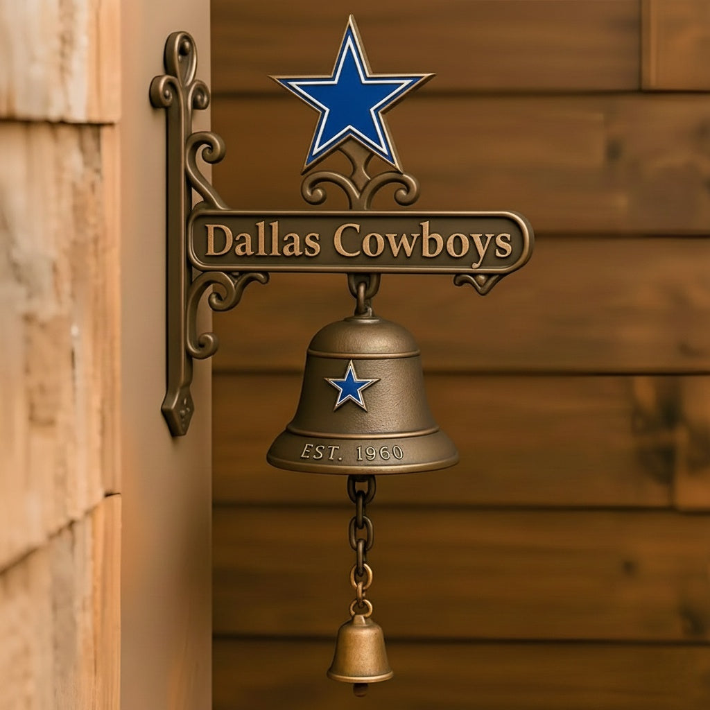 🔥Buy 2 Get 2 Free 🔥🏈 Football Team Retro Wall-Mounted Metal Doorbell