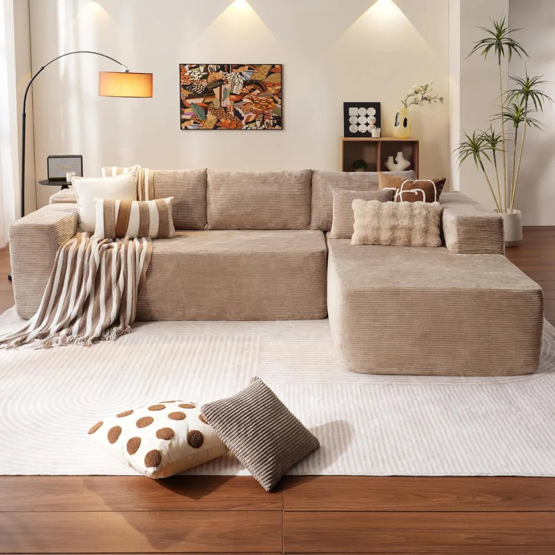 Minimalist L-Shape Couch
