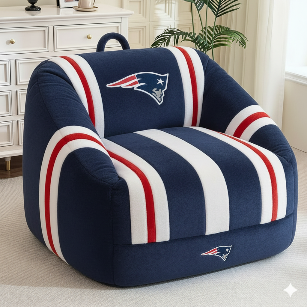 New England Patriots Plush Bean Bag Chair