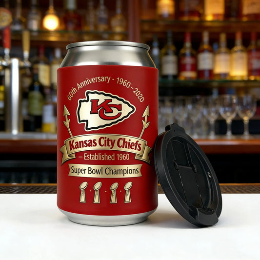 Kansas City Chiefs – 1960–2026 Anniversary Edition Can Cooler