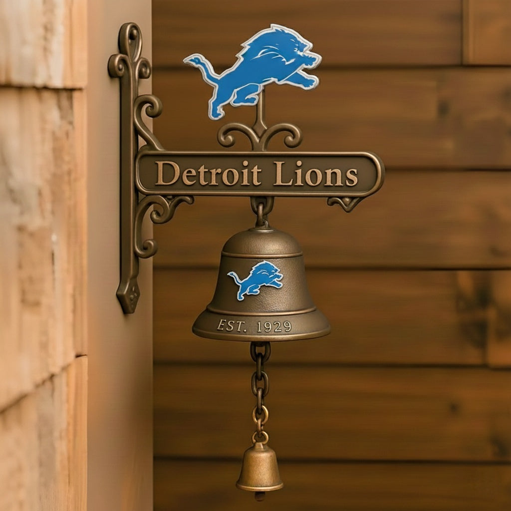 🔥Buy 2 Get 2 Free 🔥🏈 Football Team Retro Wall-Mounted Metal Doorbell