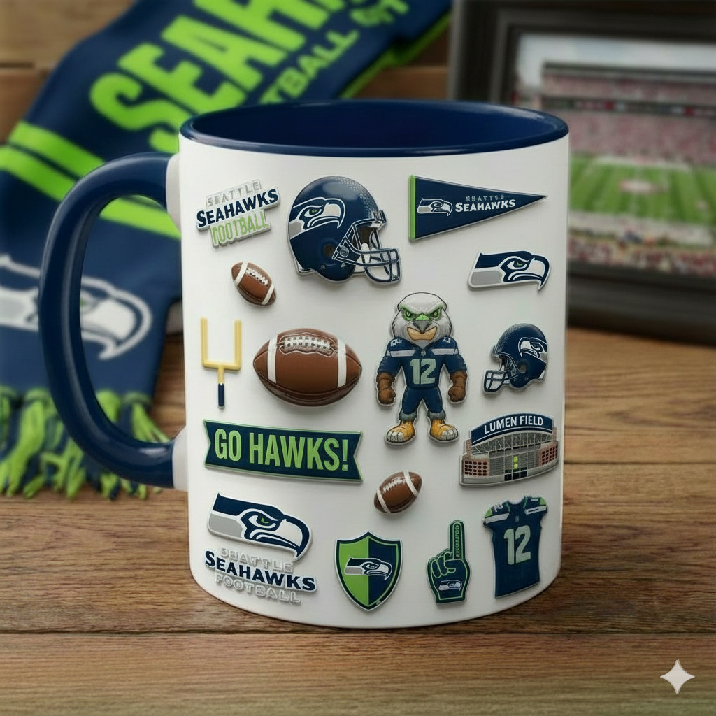 Seattle Seahawks Icon Ceramic Mug