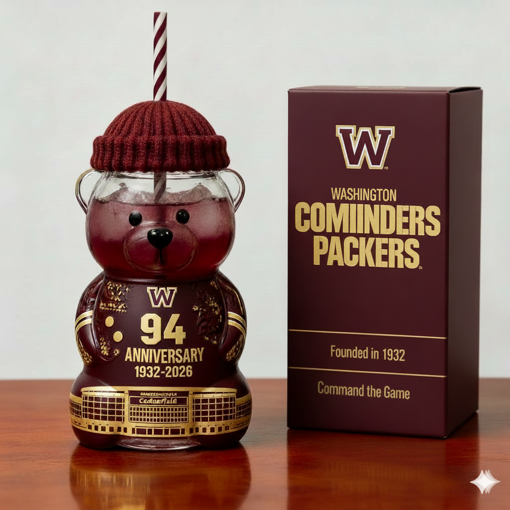 Washington Commanders Anniversary Bear Cup