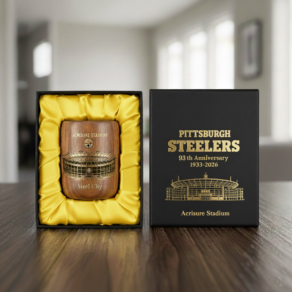 Pittsburgh Steelers Anniversary Wooden Cup