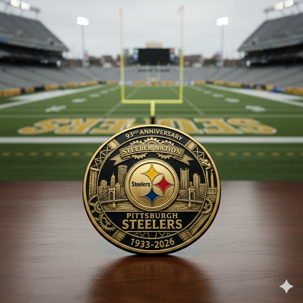 Pittsburgh Steelers 93rd Anniversary Commemorative Coin - 1933–2026