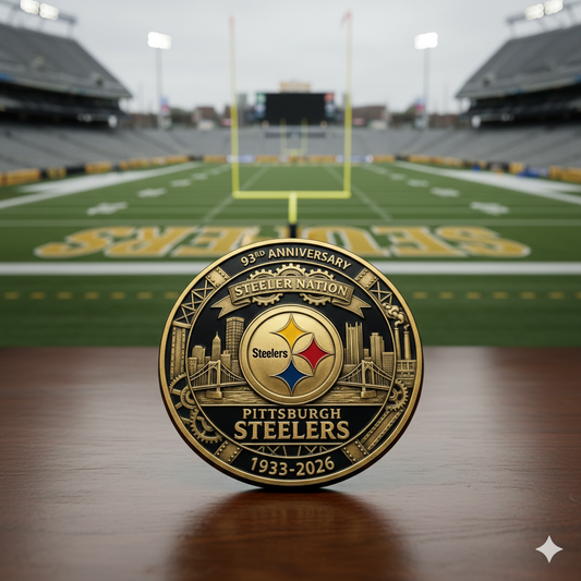 Pittsburgh Steelers 93rd Anniversary Commemorative Coin - 1933–2026