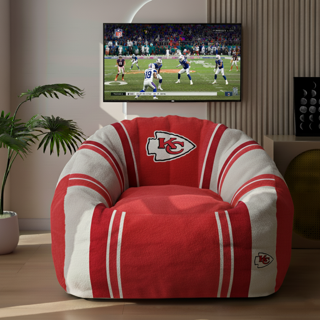 💝𝗧𝗼𝗱𝗮𝘆'𝘀 𝗦𝗽𝗲𝗰𝗶𝗮𝗹𝘀💥🏈Football Team Lazy Sofa Chair — Ultimate Game Day Lounger for True Fans
