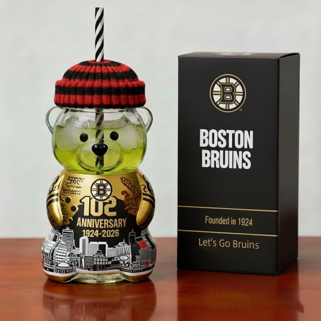 Boston Bruins 102nd Anniversary Bear Cup