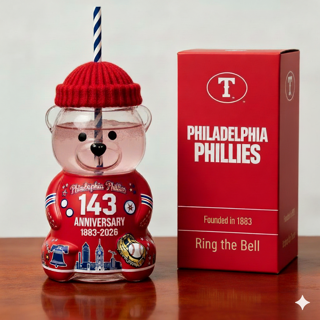 Philadelphia Phillies Anniversary Bear Drinkware