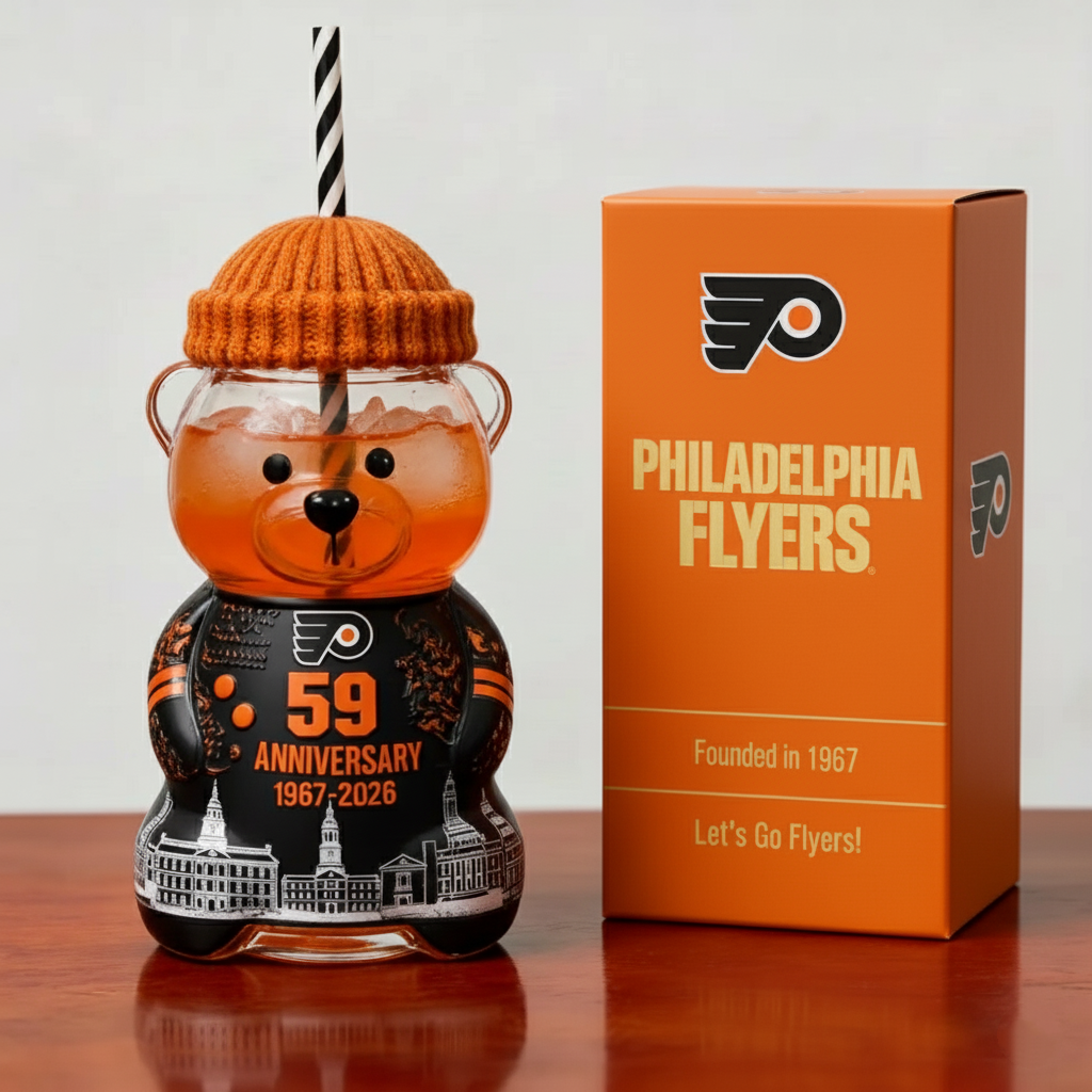 Philadelphia Flyers 59th Anniversary Bear Bottle – Limited Edition (1967–2026)