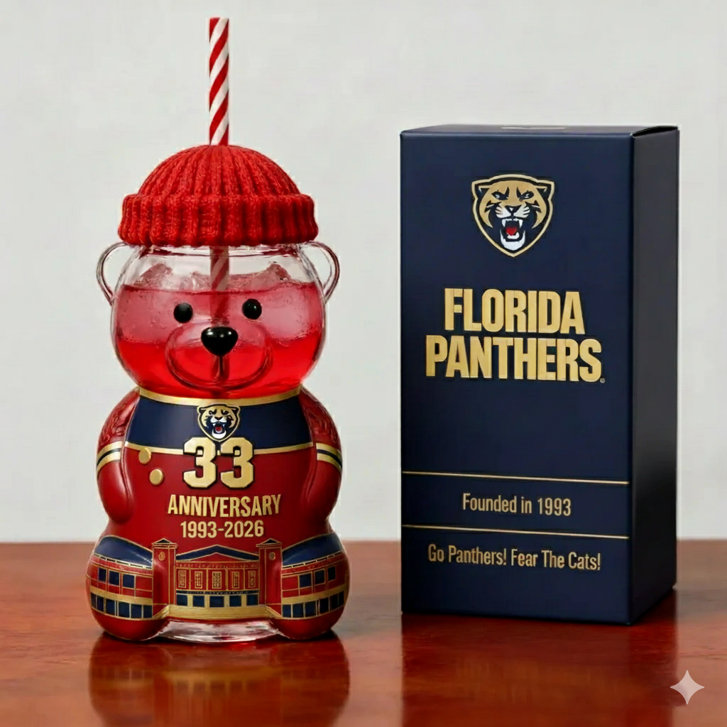 Florida Panthers 33rd Anniversary Bear Bottle – Limited Edition