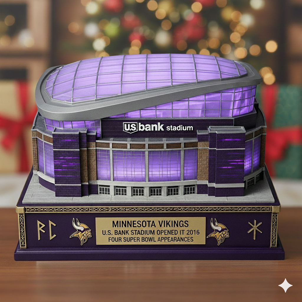 Celebrate the Vikings’ Anniversary U.S. Bank Stadium Collectible Model