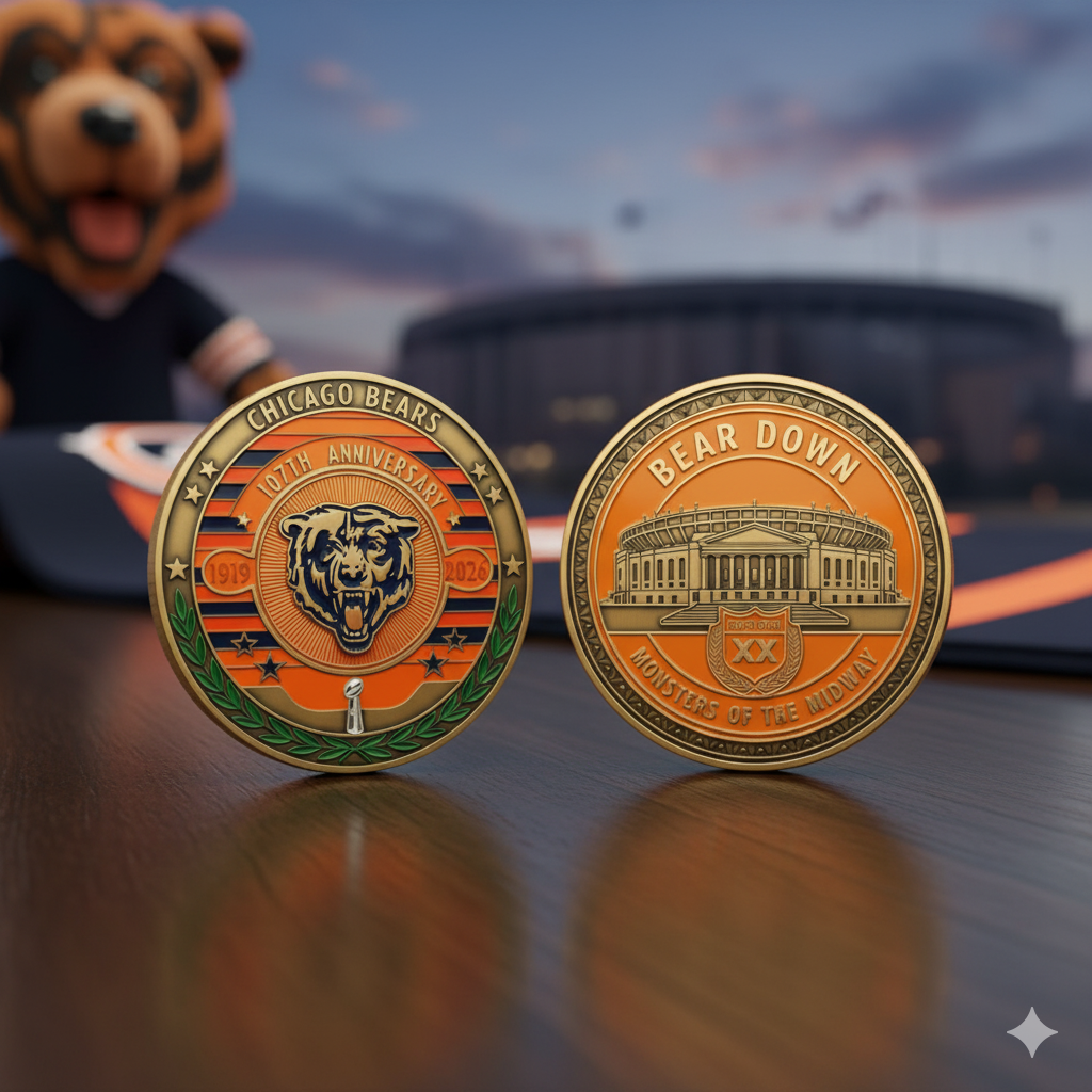 Chicago Bears' 107th Anniversary Commemorative Coin