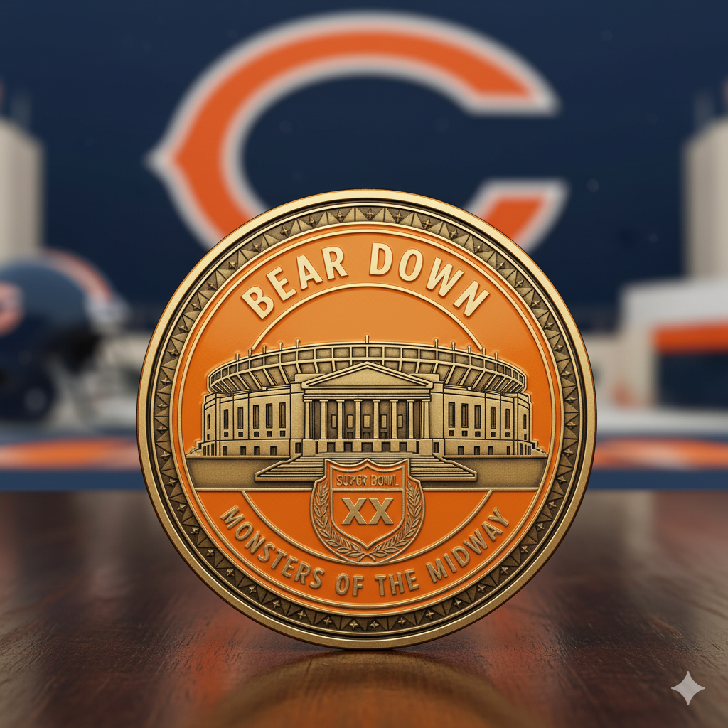 Chicago Bears' 107th Anniversary Commemorative Coin