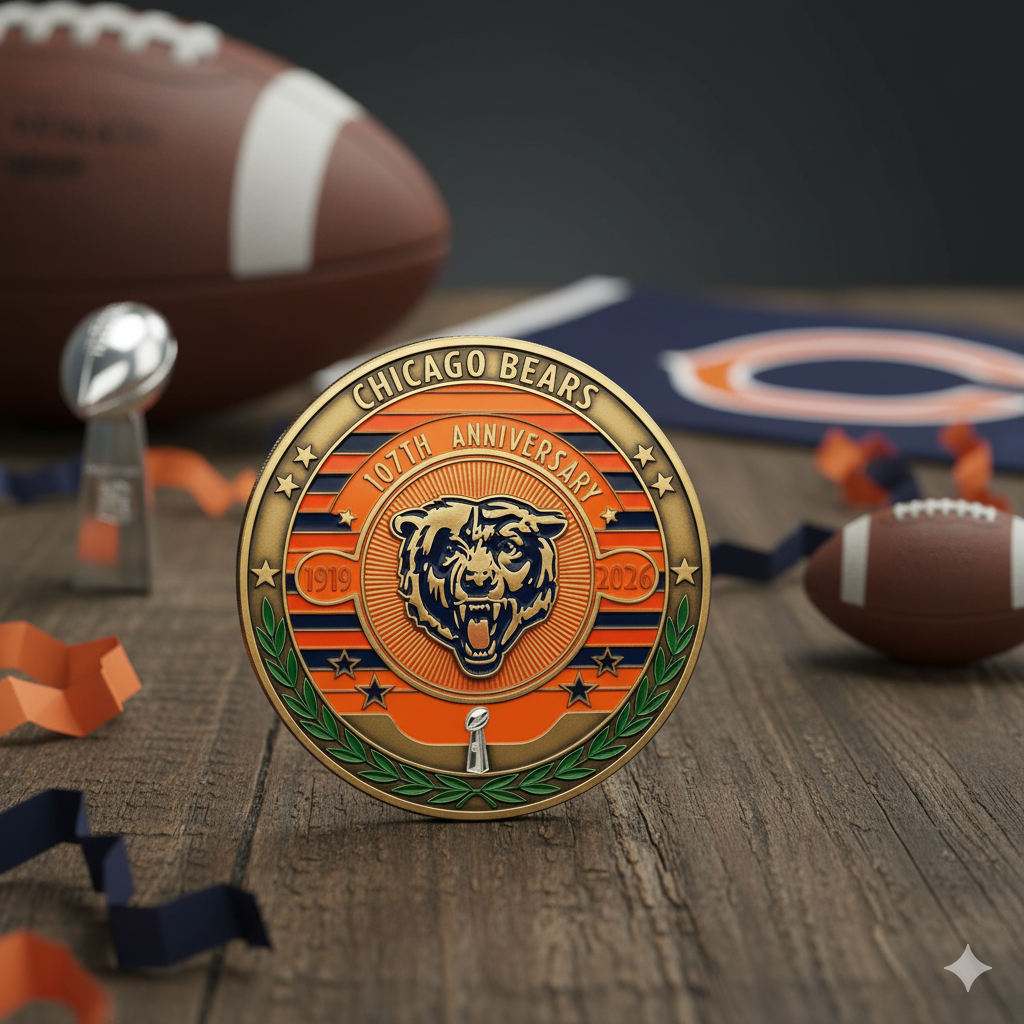Chicago Bears' 107th Anniversary Commemorative Coin