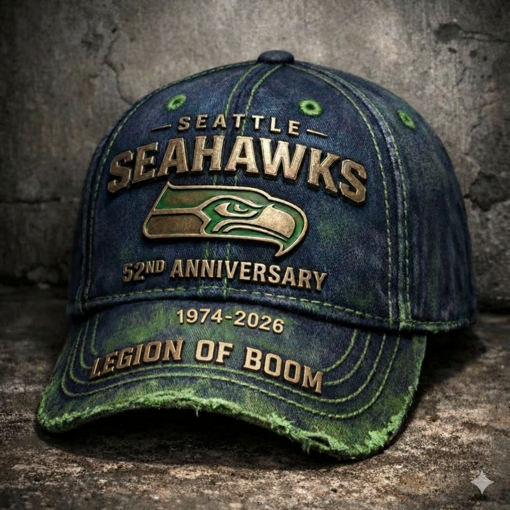 Seattle Seahawks 52nd Anniversary Hat