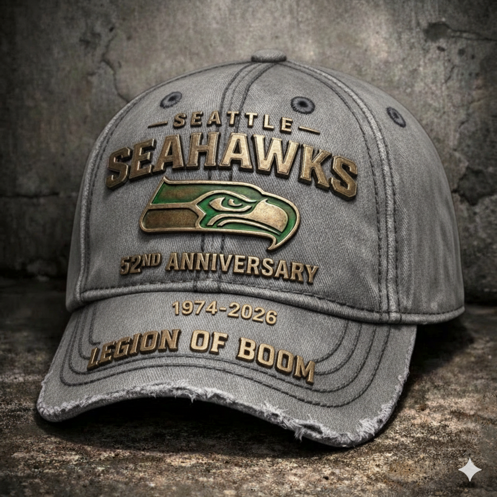 Seattle Seahawks 52nd Anniversary Hat