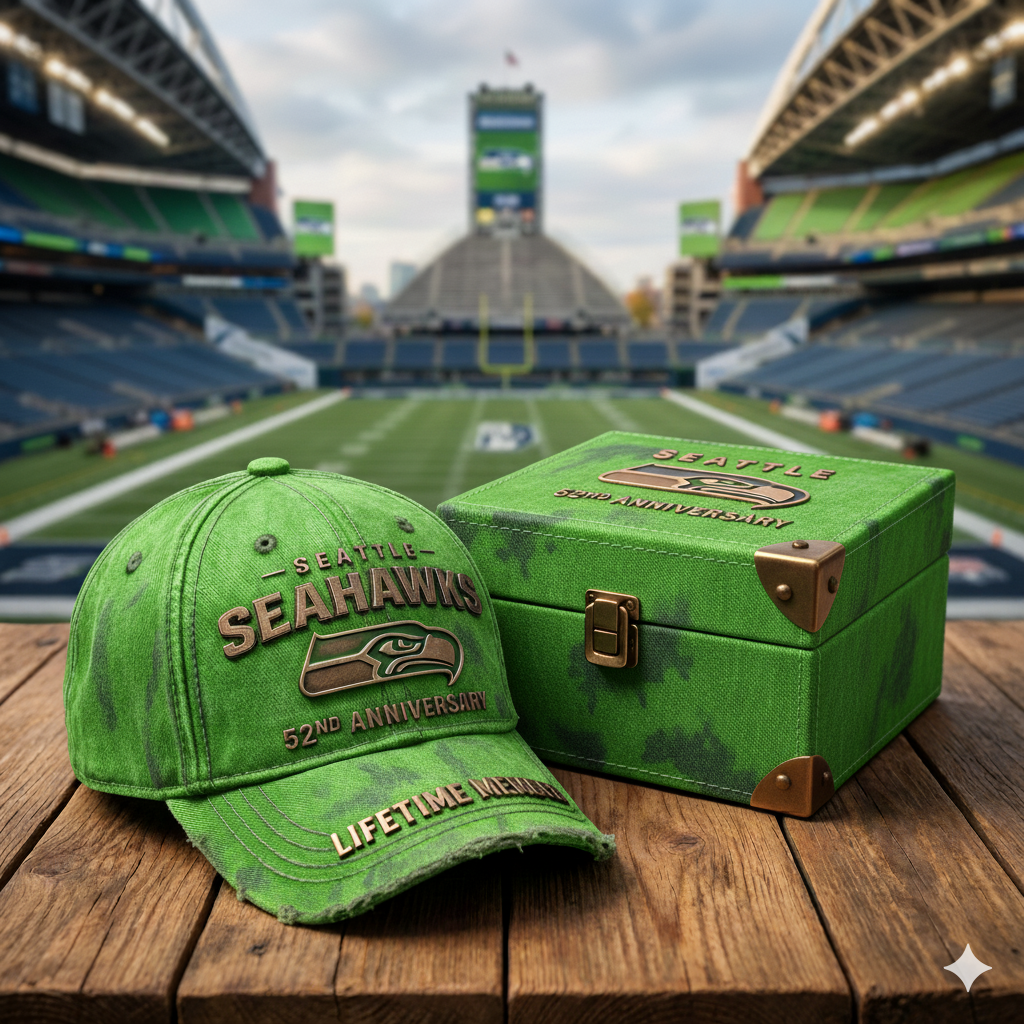 Seattle Seahawks 52nd Anniversary Hat